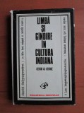 Sergiu Al-George - Limba si gindire in cultura indiana