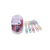 Agrafe Birou, Model Multicolor, Metal, Set 80 Bucăți, Mărime 32mm, Oem