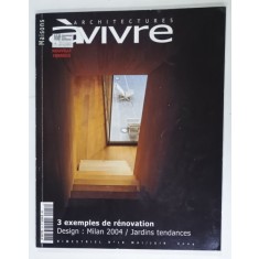 ARCHITECTURES A VIVRE , REVISTA IN LIMBA FRANCEZA , No. 18 , 2004