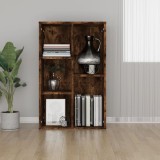 Gossi biblioteca/servanta, stejar afumat, 50x25x80 cm, lemn prelucrat