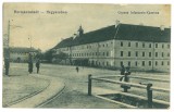 3866 - SIBIU, Military School Tramway Romania - old postcard, CENSOR - used 1916, Circulata, Printata