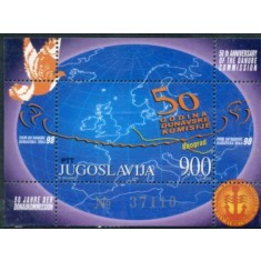 Iugoslavia 1998 - Comisia Dunării, navigație, colita neuzata