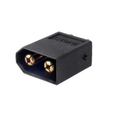 Mufa alimentare DC XT60 tata 2 pini pe cablu cu lipire 40A 500V