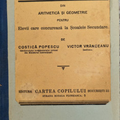 1001 Probleme Rezolvate Din Aritmetica Si Geometrie - Costica Poescu, Victor Vranceanu ,558946