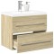 Gossi set mobilier de baie, 2 piese, stejar sonoma, lemn prelucrat