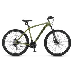 Bicicleta MTB Umit Solaris, 21 viteze, culoare kaki, roata 27.5&quot;, cadru din alum... Cod:52751180002