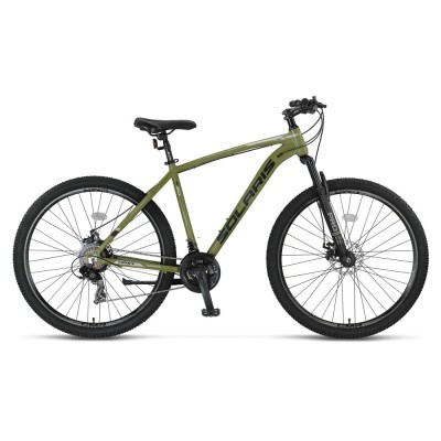 Bicicleta MTB Umit Solaris, 21 viteze, culoare kaki, roata 29&amp;quot;, cadru din alumin... Cod:5295118000 foto