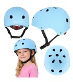 Casca Bicicleta pentru Copii LED Albastra (M 55 58 cm) Reglabila