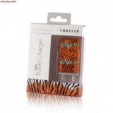 INCARCATOR RETEA USB 1A FOREVER MODEL - TIGER BLISTER