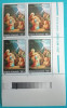 TIMBRE ROM&Acirc;NIA LP1399/1995 -CRĂCIUN - Bloc de 4 timbre MNH, Nestampilat