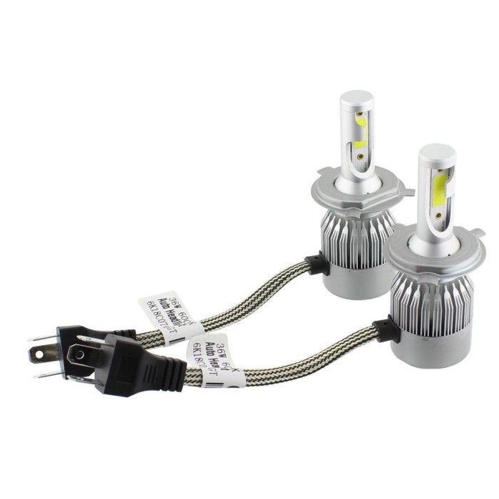 Set becuri auto cu LED, H4, 6000K - 654336