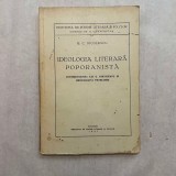 G. C. Nicolescu - Ideologia literara poporanista - 1937 - Cu autograf