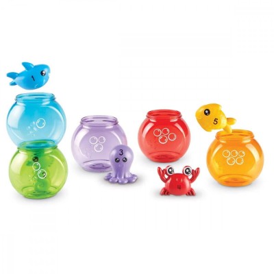 Joc de sortat si numarat - Prietenii din acvariu PlayLearn Toys foto