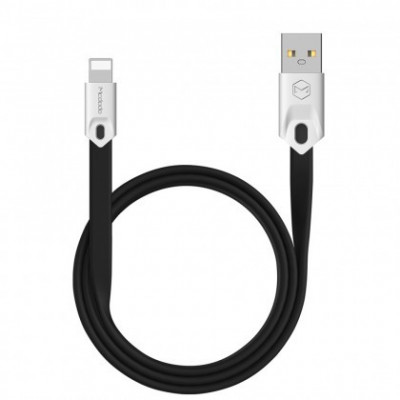 Cablu de date Mcdodo, Gorgeous Series, Apple iPhone, USB la Lightning 8-pin, 1m 2,4A CA-0550, Negru Blister foto