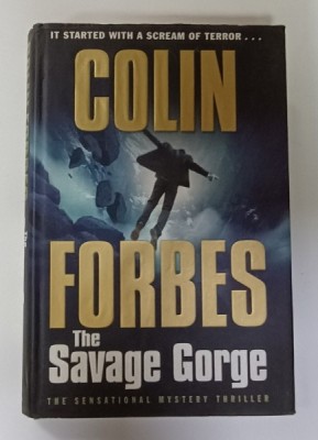 THE SAVAGE GORGE by COLIN FORBES , 2006 , PREZINTA HALOURI DE APA * foto