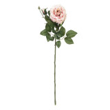 Fir floare trandafir decorativ,plastic,bicolor,66 cm, Oem