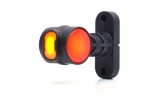 Lampa Gabarit LED 3 Functii Neon W148.3, Brat Drept 124mm, 12-30V, Omologare E9, Rosu/Galben, Universal