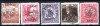 Romania 1919 - EMISIUNEA CLUJ. 5 TIMBRE EROARE SUPRATIPAR DEPLASAT, P16(2), Nestampilat