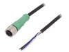 Cablu Conectare Senzori PHOENIX CONTACT 10m M12 4 Pini Mama PVC Negru Cod A