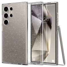 Husa Samsung Galaxy S24 Ultra Spigen Liquid Crystal Glitter, Crystal Quartz foto