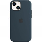 Cumpara ieftin Husa de protectie Apple Silicone Case with MagSafe pentru iPhone 13 mini, Abyss Blue