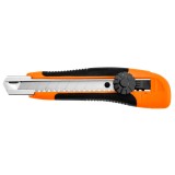 Cutter profesional cu lama segmentata 18 mm si surub de fixare NEO