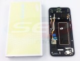 LCD+Touchscreen cu Rama Samsung Galaxy S8 / G950F BLACK original