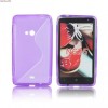 Husa Silicon S-Line Mov pentru Nokia Lumia 630 / 635 - Protectie Flexibila