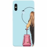 Husa silicon pentru Xiaomi Mi A2, Travel Girl