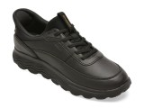 Pantofi sport GEOX negri, D567MB, din piele naturala