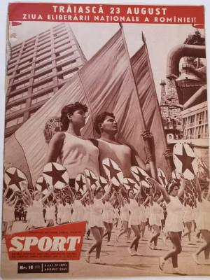 Revista SPORT nr. 16/august 1961 foto