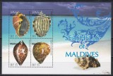 Maldive 2010 - Viața marină - Scoici din Maldive, Coliță, MNH, Nestampilat