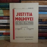 JUSTITIA MOLDOVEI : REVISTA LUNARA DE DREPT SI JURISPRUDENTA , ANUL I / NR. 1 , IANUARIE 1937 #