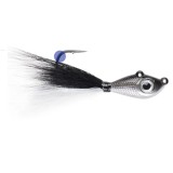 Cumpara ieftin Jig Mustad Big Eye Bucktail Black Silver/BW, Culoare Silver Crystal Flash, 3.5g