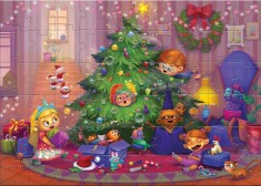 Puzzle - Pregatiri de Craciun (60 piese) PlayLearn Toys foto