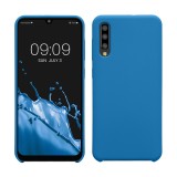 Husa kwmobile pentru Samsung Galaxy A50, Silicon, Albastru, 48715.228, Carcasa