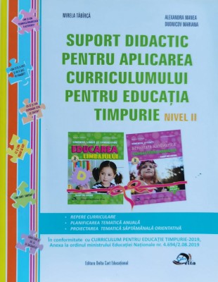 Suport Didactic Pentru Aplicarea Curricumului Pentru Invatama - Alexandra Manea , O386 foto