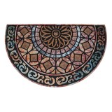 Covoras Usa Semicerc Modele Reliefate Mandala, 75x45 cm, Oem