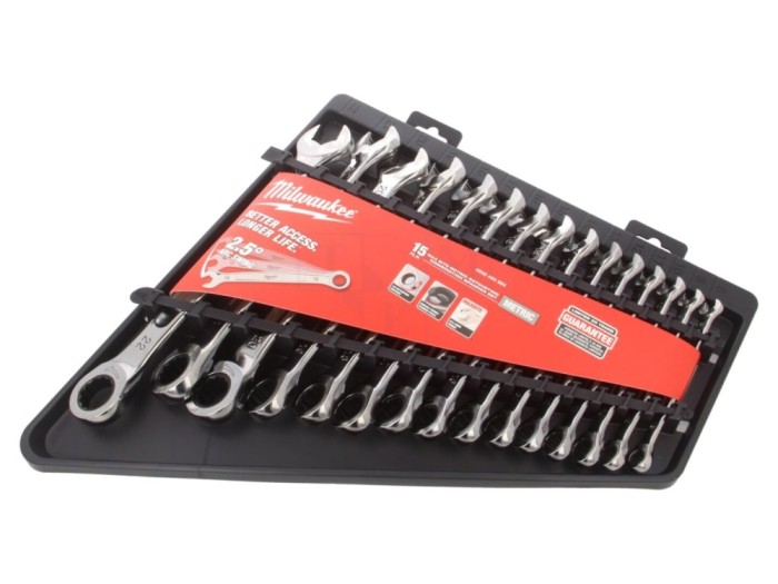 Set chei combinată cu piedică Maxbite 15 bucăți