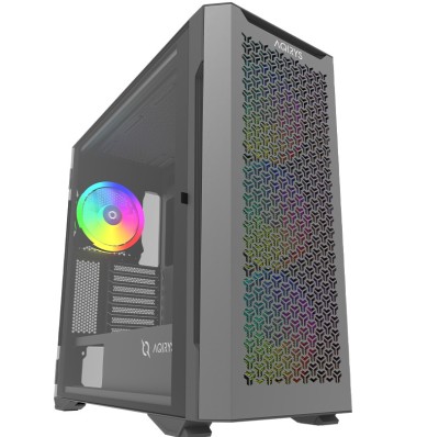 Carcasa AQIRYS AQUILLA Mid Tower ARGB NEGRU foto