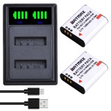 Set 2 acumulatori Li-90B / LI-92B + incarcator Olympus TG-7 TG-6 TG-5 TG-4 TG-3 TG-2 TG-1 IHS SH-1 SH-2 SH-60 SH-50 IHS SP-100