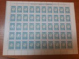 Romania MNH 1968 - A 20-a aniversare a infiintarii OMS - LP 672 coala, Nestampilat