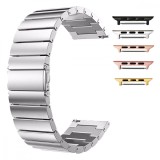 Curea metalica, compatibila Apple Watch 9|8|7|6|5|4|3|2|1 Series, 41mm|40mm|38mm, Argintiu