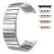 Curea metalica, compatibila Apple Watch 9|8|7|6|5|4|3|2|1 Series, 41mm|40mm|38mm, Argintiu