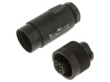 Mufă Circulară 4-Pin 400V pe Cablu