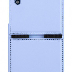 Husa Protectie Nillkin Qin Series Piele Ecologica pentru Samsung Galaxy Z Flip4, Albastru