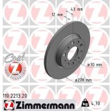 ZIMMERMANN COAT Z 110.2213.20 Disc frana plin, acoperit (cu un strat protector)