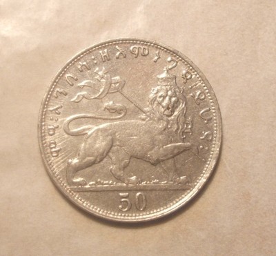 ETIOPIA 50 MATONAS 1931 foto