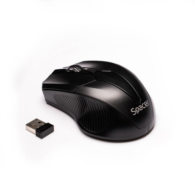 Mouse spacer pc sau nb fara fir usb 2.4 ghz optic 1600 dpi butoane/scroll 3/1 foto