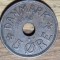 Danemarca - moneda de colectie mare din bronz - 5 ore 1940 - impecabila !